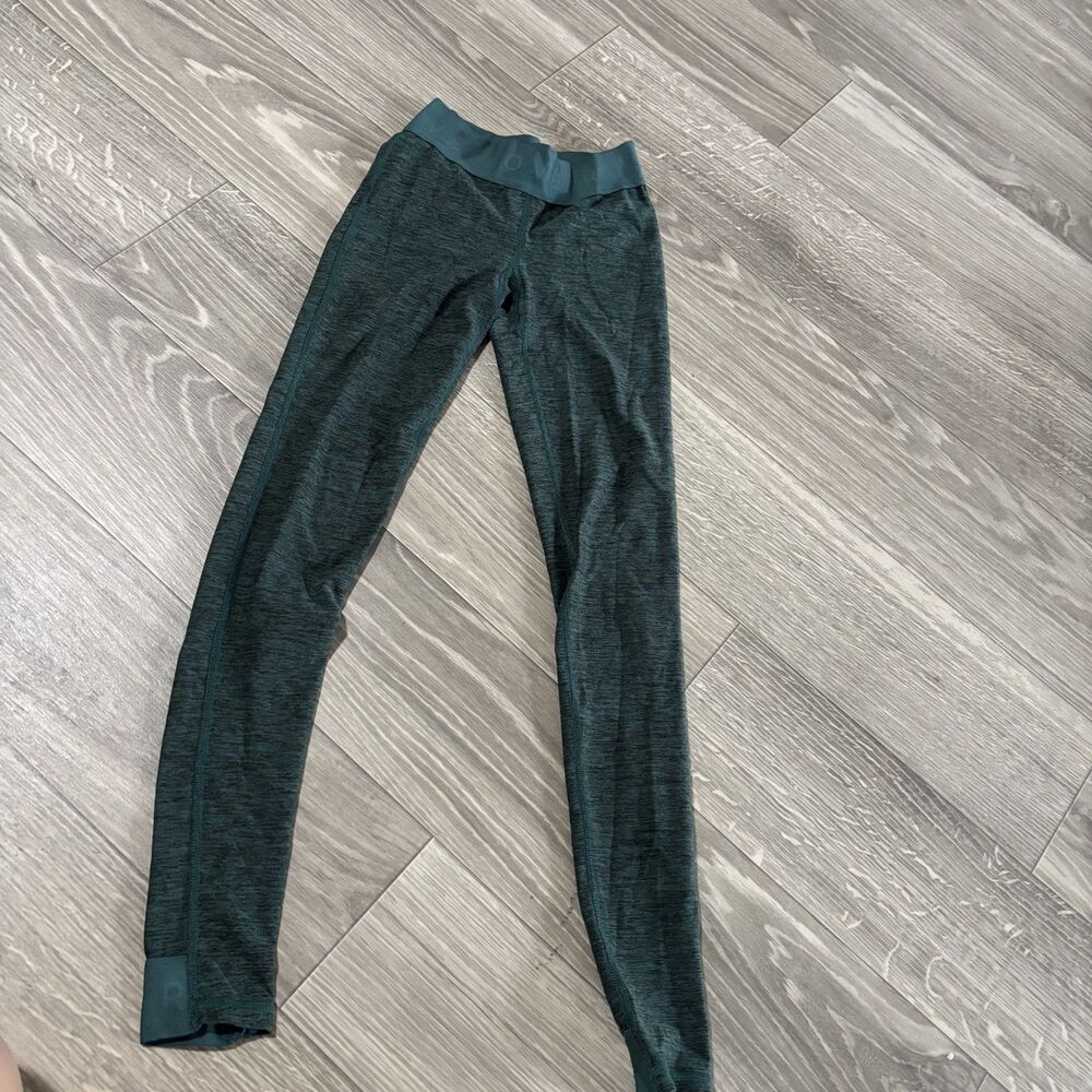 Aeropostale Green Heathered High Rise Leggings XS